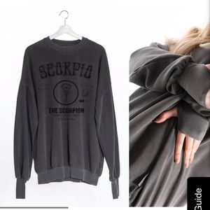 Scorpio sweatshirt high quality